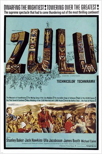 Buy Zulu Movie Michael Caine Stanley Baker James Booth African Tale