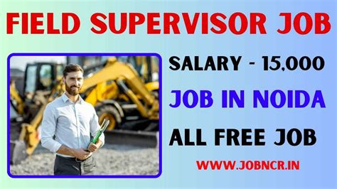 Contractor Supervisor Job Vacancy In Noida