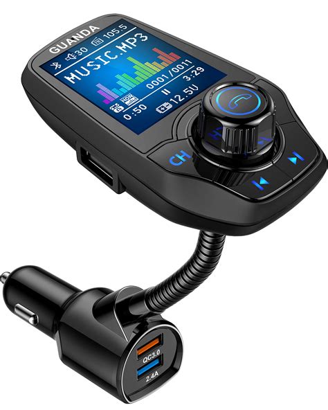 Buy Bluetooth FM Transmitter In Car Wireless Radio Adapter Kit 1 8