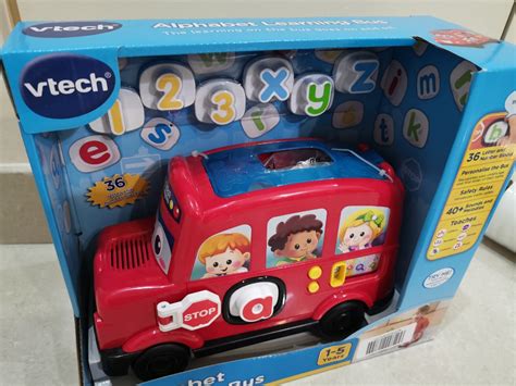 Vtech Alphabet Learning Bus Babies And Kids Infant Playtime On Carousell