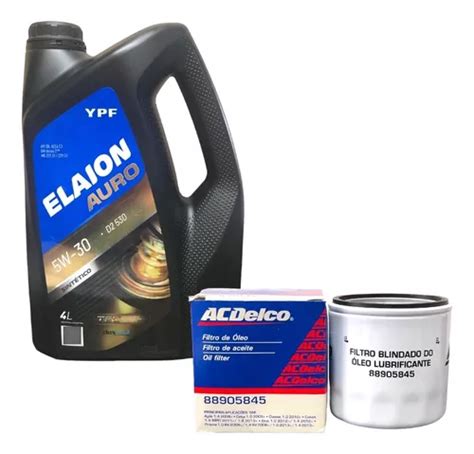 Kit Filtro Aceite Acdelco Agile Aceite 5w30 Elaion