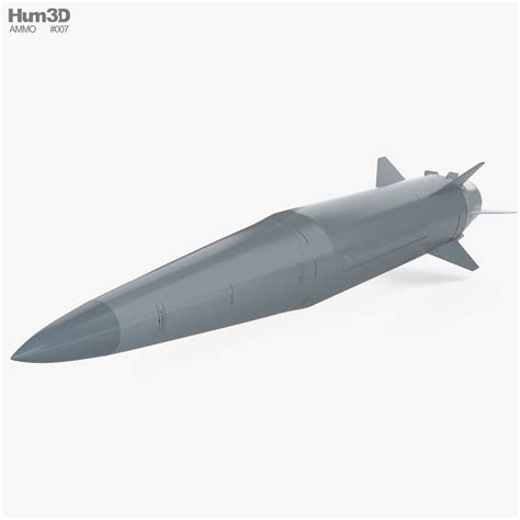 Kh-47M2 Kinzhal Missile 3D model - Download Cruise missiles on 3DModels.org