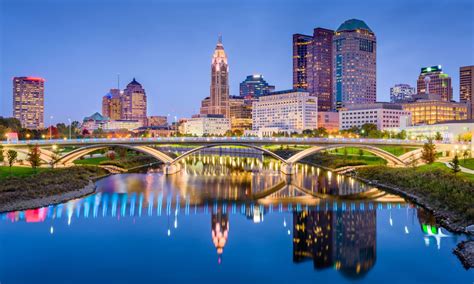 Cropped Columbus Ohio Skyline All Ohio Door And Glass