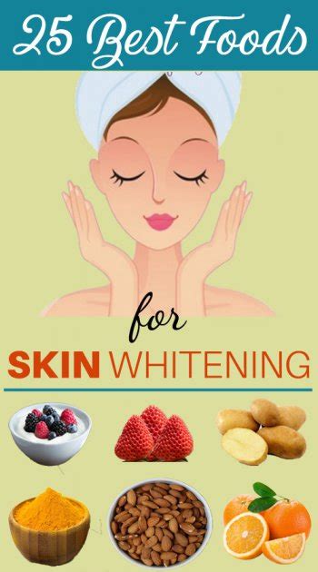 25 Best Foods For Skin Whitening Lighten Skin Quickly Skin Disease