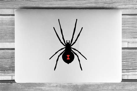 Black Widow Spider Decal Spider Sticker Black Widow Spider Sticker By Decaltheory On Etsy Etsy