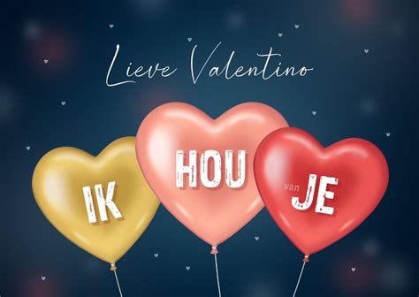 Valentijnskaart Ik Hou Je Valentijnskaarten Kaartje Go