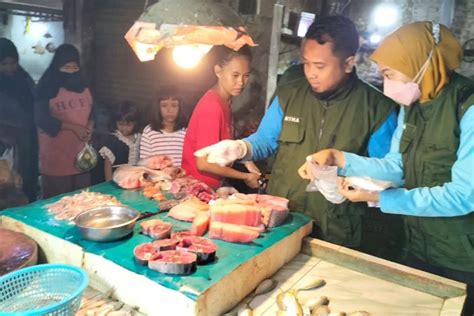 Sidak Pasar Tradisional Dkp Kota Tangerang Temukan Makanan Berformalin