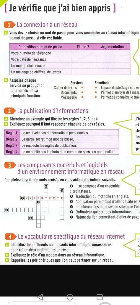 Bonsoir J Aurais Besoin De Votre Aide Pour L Exercices Num Ro Un