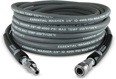 Amazon ESSENTIAL WASHER 3 8 50 Ft Pressure Washer Hose 50 Ft