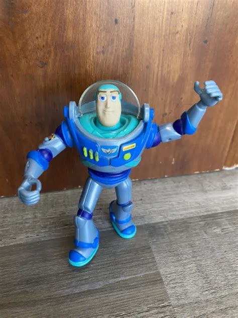 Disney Pixar Rare Vintage Buzz Lightyear Blue Aqua Gray 195 1 Figurine