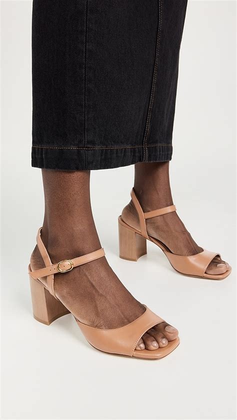 Stuart Weitzman Tia Block Sandals 75mm Shopbop