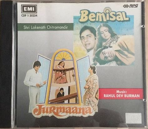 Rahul Dev Burman Anand Bakshi Bemisal Jurmana 1994 Cd Discogs