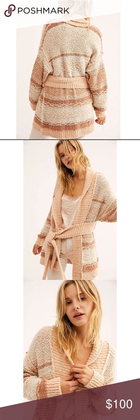 NWT Free People Cozy Cabin Cardigan Cozy Knits Fashion Sweaters For