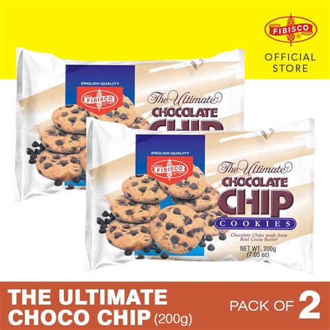 Fibisco Chocolate Chip Cookies 200g Pack Of 2 Lazada Ph