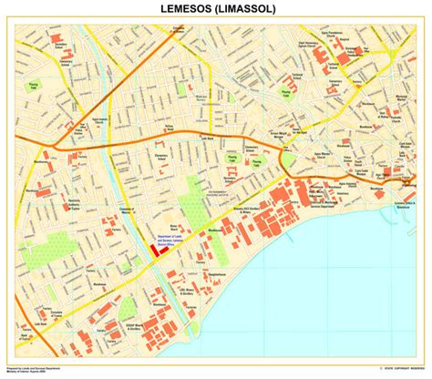 Lemesos Map - Lemesos Cyrpus • mappery