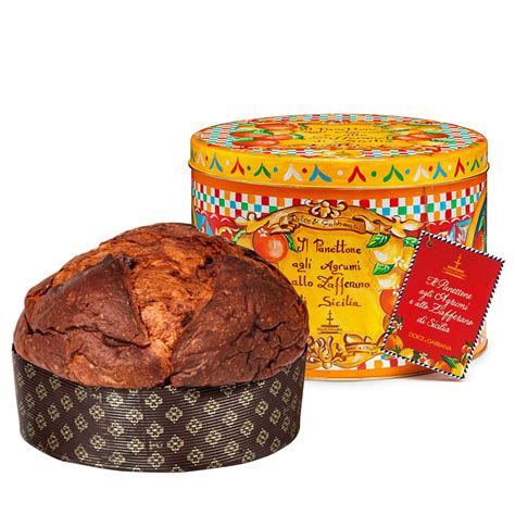 Fiasconaro Panettone Dolce E Gabbana Agrumi E Zafferano Kg Re