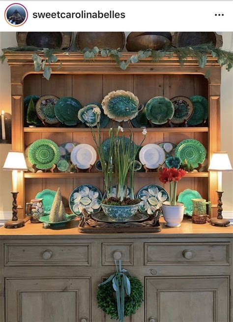 Pin By Penny Alford On For The Home In 2024 Fall Shelf Decor Green