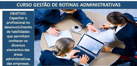 Curso Gestão de Rotinas Administrativas online Sympla