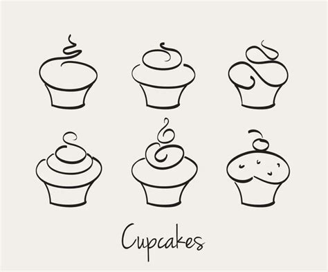 25 353 940 Cupcake Clipart Vector Images Depositphotos