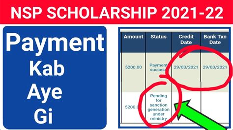 Nsp Scholarship 2021 22 Ka Paisa Kab Tak Aayega Nsp Scholarship