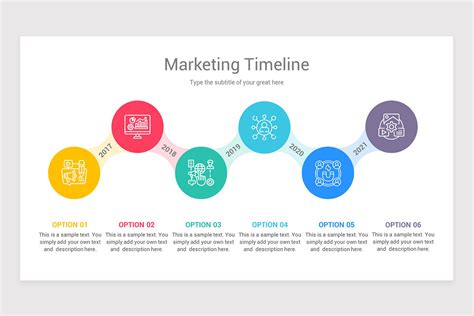 Marketing Timeline PowerPoint Template | Nulivo Market