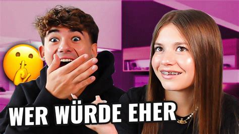 WER WÜRDE EHER Mit Aleyna YouTube