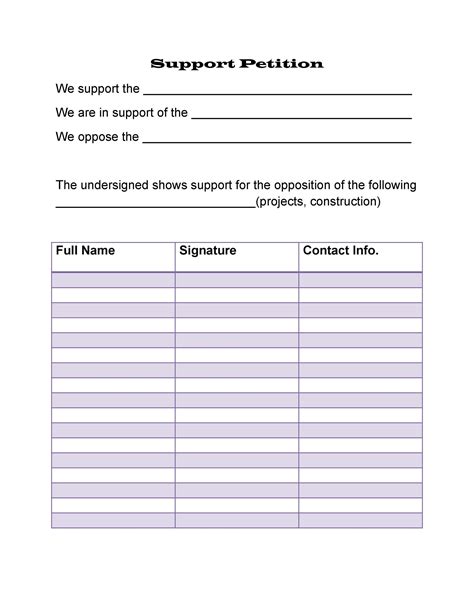 30 Petition Templates How To Write Petition Guide In Blank Petition