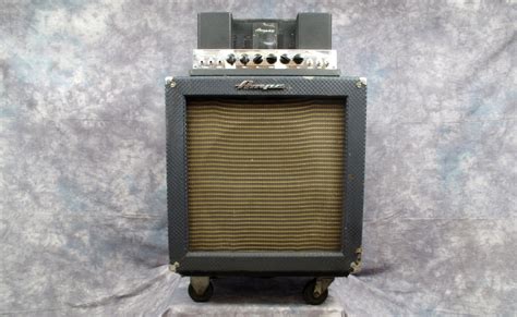 Ampeg B15nf 1966 Blue Checked Tolex Amp For Sale Andy Baxter Bass