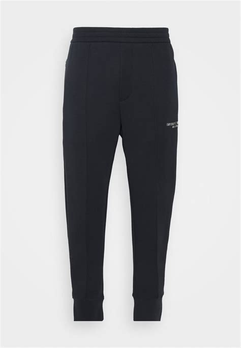 Emporio Armani Trouser Jogginghose Blue Navy Dunkelblau Zalando At