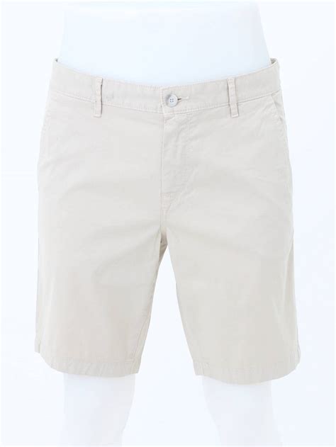 Hugo Boss Orange Schino Slim Fit Shorts In Beige Northern Threads