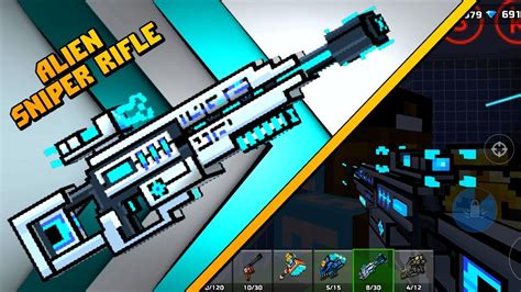 Pixel Gun 3d Alien Sniper Rifle [review] Youtube