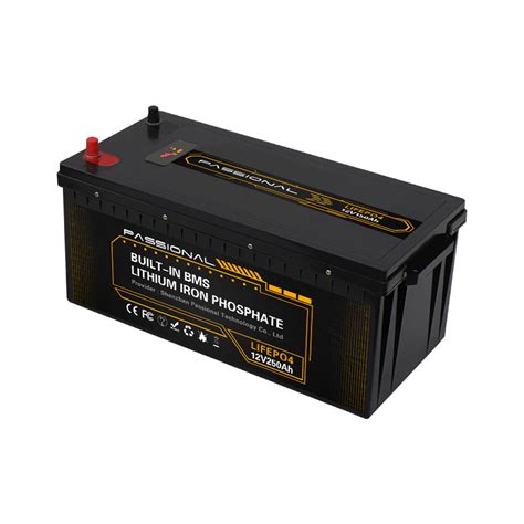 Lithium 12v 250ah Replacing Lead Acid Batteries Waterproof LiFePO4