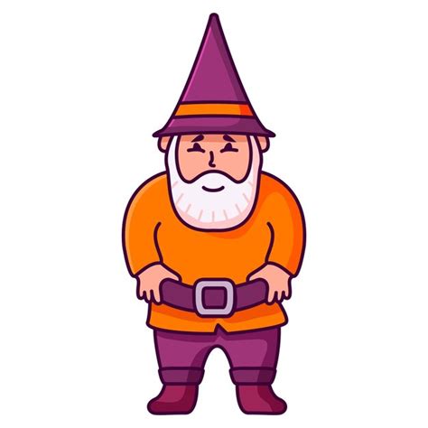 Premium Vector Trick Or Treat Halloween Gnome In Hat