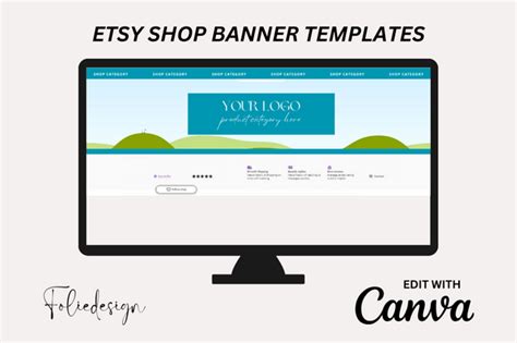 5 Etsy Shop Banner Graphic By Foliedesign · Creative Fabrica