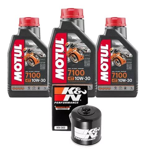 Kit Troca De Óleo Motul filtro Kn Kawasaki Ninja 400 Parcelamento sem