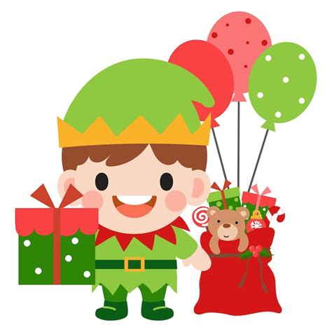 Premium Vector Cute Kids Wearing Christmas Costumes Merry Christmas