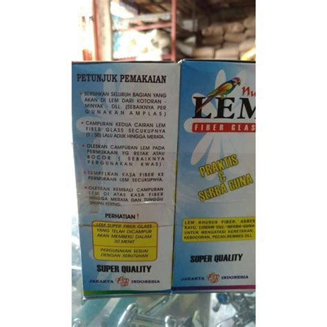 Jual Lem Fiberglass Nuri Fiber Shopee Indonesia