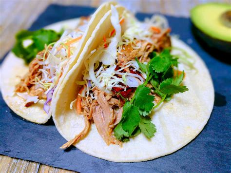 Pulled Pork Adobo Tacos In The Slow Cooker 9010 Nutrition