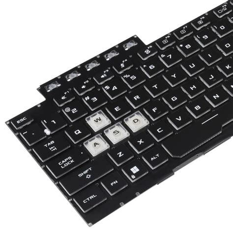 Pour Asus TUF Gaming F15 FX506 FA506 Clavier Version US avec rétroéclairage