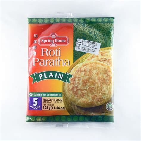 Spring Home Roti Paratha Plain 320g Glomark Lk