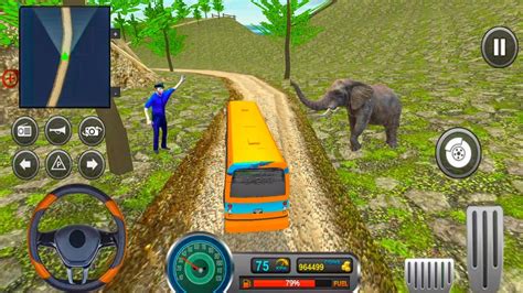 Uphill Offroad Bus Driving Sim Crazy Mountain Bus Driving Android Ios