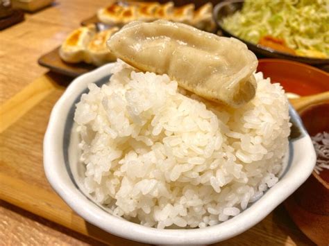 和光市【ランチもok】肉汁餃子のダンダダン 焼餃子定食をてんこ盛りご飯で！ 食べて埼玉