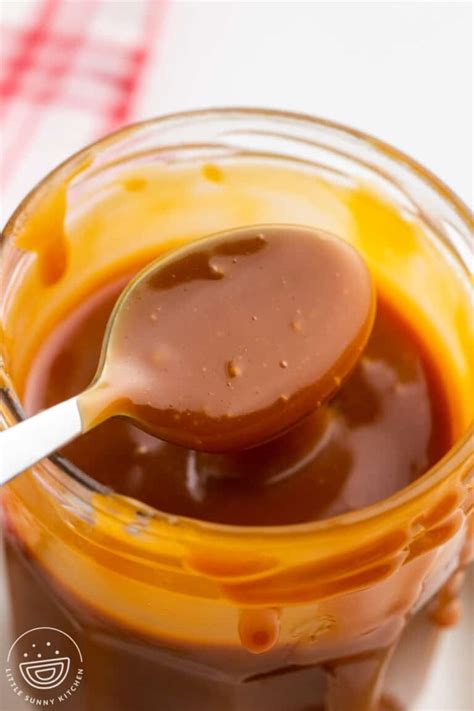 Homemade Caramel Sauce From Scratch Little Sunny Kitchen