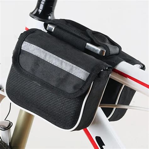 Bolsa De Bicicleta Dianteira Em Faixa Reflexiva Para Mountain