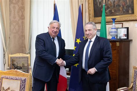 Rencontre de l Ambassadeur d Algérie avec le Président du Sénat