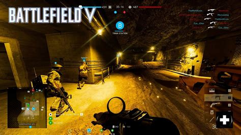 Battlefield 5 Conquest Operation Underground Gameplay No Commentary