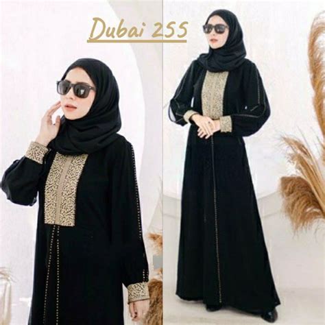 Jual Abaya Dubai Abaya Mewah Abaya Murah Abaya Viral Cod Shopee