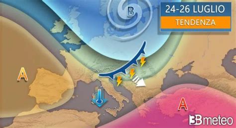 Maltempo Fine Del Caldo Arriva La Perturbazione Atlantica Forti