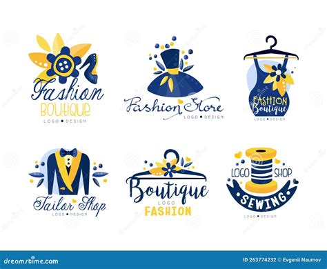 Fashion Boutique And Tailor Shop Logo Design With Hanger Suit And