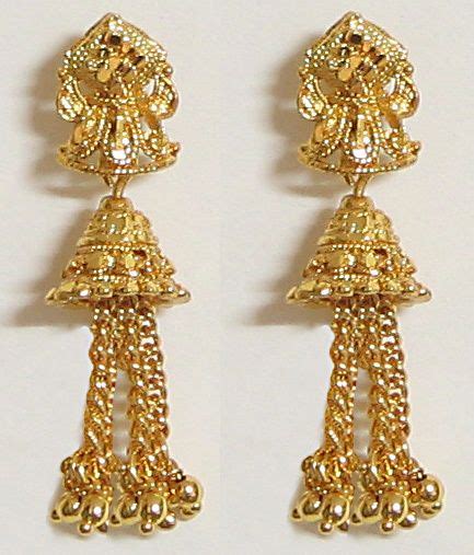 Gold Plated Jhalar Earrings